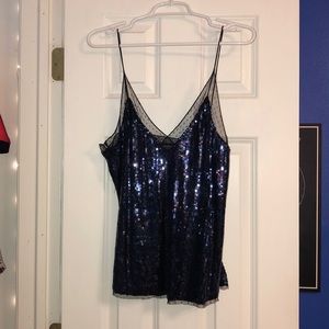Free people sequin tank NWOT